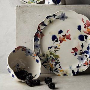 Anthropologie Wildflower China - Large Set